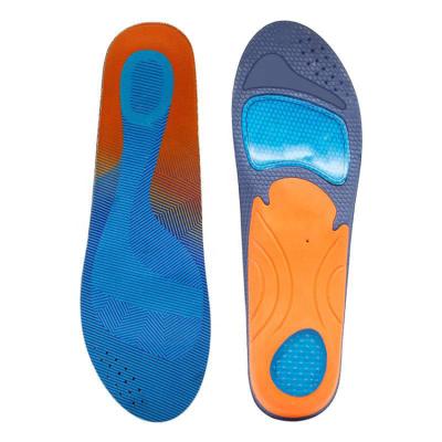 China OEM brand foot care cushion gel padding tpu foot arch support sports insoles running GEL+EVA for sale