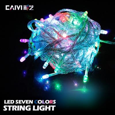 China LED christams lights factory direct sale copper wire led fairy holiday string light Christmas1M-100M led christmas lights for sale