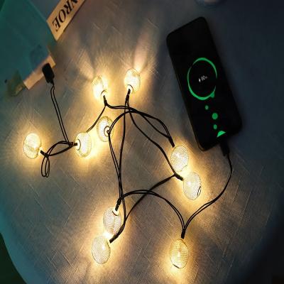 China New Arrival Charging + Data Transmission + String Light Bulbs LED String Lights For iPhone Andorid Data Line USB Star Light Charging Cable for sale