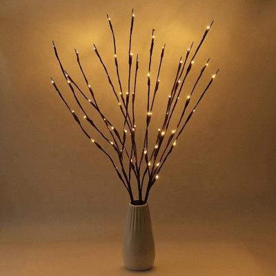 China Hot Sale 20 LED Battery Operated LED Willow Branch Lamp Floral Lights LED Willow Branch Lamp Floral Lights for Christmas Home Decoration for sale