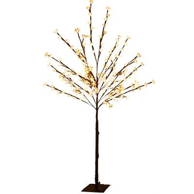 China Factory Direct Selling 1.5M Cherry Blossom Lights Factory Direct Selling 1.5M LED Tree Light Simulation Tree Light Garden Lawn Terrace Decoration for sale