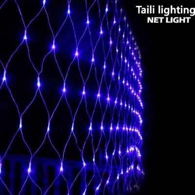 China Sale LED Net Light Top Christmas Lights Mesh String Xmas Party Wedding Outdoor Lighting Fishing Net Fairy Lights Decoration for sale