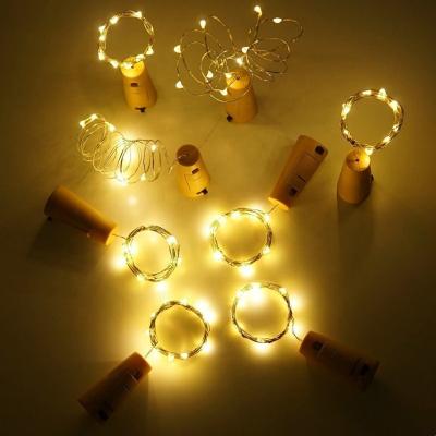 China Led Wine Bottle Cork Lights Wedding Decoration Party Supplies LED Cork Wine Bottle Lightwine Plug Copper Wire String Lights for sale