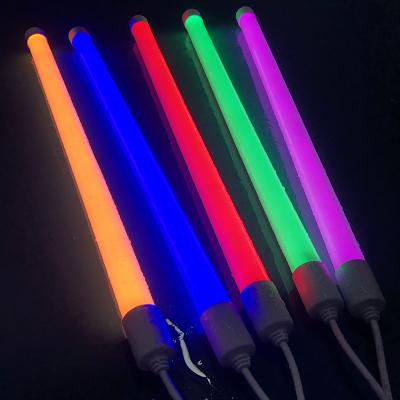 China New Design High Efficiency Color Changing T8 Ip65 RGB,R,G,B Led Tube Light RGB Colorful Tube Work Light Video Light for sale