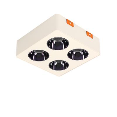 China Energy Saving Indoor Lighting Square Recessed Downlight Adjustable Ceiling Mounted Led Spot Light for sale