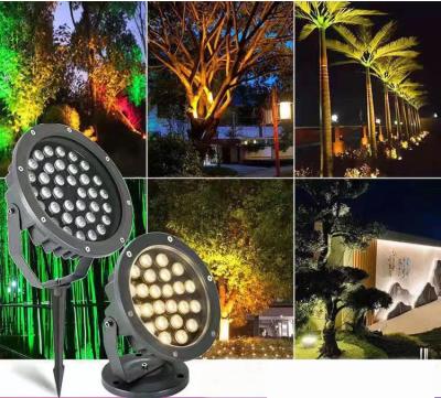 China Easy Installation Garden RGB Light Dc24V 10W 24W 36W 48W Landscape Led Flood Light Waterproof Smart RGB Ip65 Step Led Flood Lamp for sale