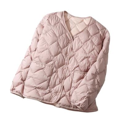 China Large Size Winter Sustainable Ladies Down Jacket Waterproof Breathable Casual Down Jacket for sale