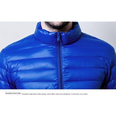 China Custom Plus Size Mens Winter Polyester Windproof Jacket Plus Size Casual Down Jacket for sale