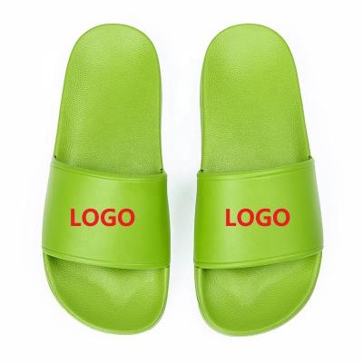 China Custom Logo Damping Flip Flops Printed Slippers Slides Sandals Slippers For Men And Women Flat Sandals for sale