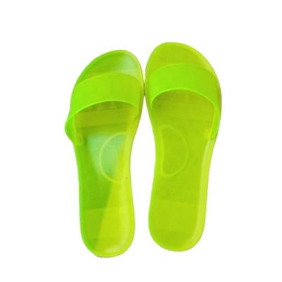 China Fashion Trend Most Multi Color Crystal Jelly Clear Sandals Slide Slippers For Women Ladies Candy Color Flat Sandals for sale