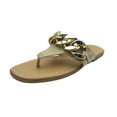 China Fashion Trend Flip Flops Slip On Ladies Sandals Flat Bottom Summer Sandals For Women Sandals Slides for sale