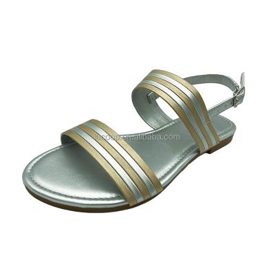 China Fashion trend ladies new sandals bar design summer sandals for women fashion sandals slides slip on with flat bottom for sale