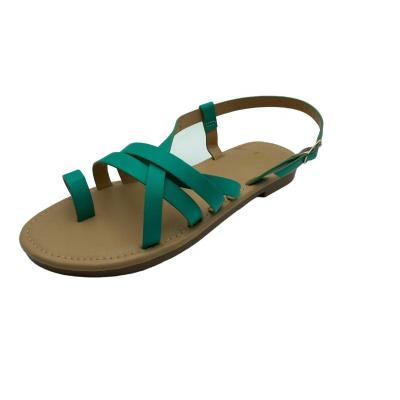 China Fashion trend good price ladies sandals summer sandals for women fashion sandals slides slip on with nice straps and flat bottom for sale