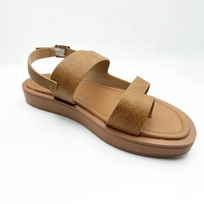 China Fashion Trend Ladies Sandals Summer Thick Bottom Sandals For Women Shape Sandals With Soft Flat Bottom for sale