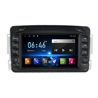 China Inch 4G Bt5.0 Android Auto Carplay GPS Andoroid 7 For Mercedes Benz Clk-W209 1998-2004 Dual Frame Din Car Radio for sale