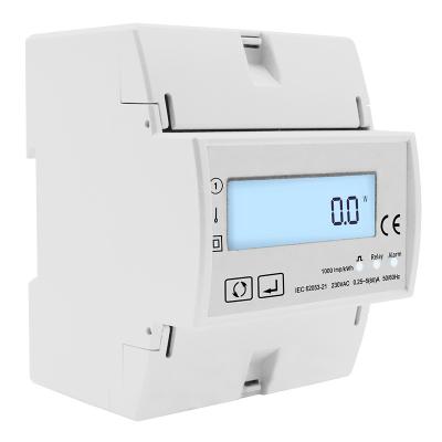 China Display V, A, KWH, W, Hz RS485 9600bps Din Rail LCD Display Meter Single Phase Multifunction TAC4100 230 VAC Energy Meter for sale