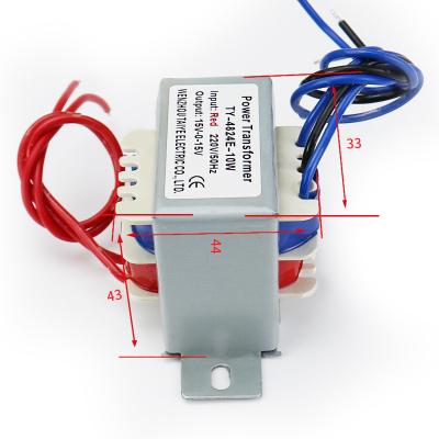 China 10W/VA Power Transformer AC220V to 6V 9V 15V 24V E-I AC380V to AC24V Electronic Voltage Transformer for sale