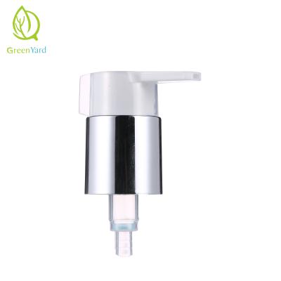 China Non Spill Hot Sale Long Nozzle Clip Lock Lotion Pump Aluminum 24/410 Treatment Pump for sale