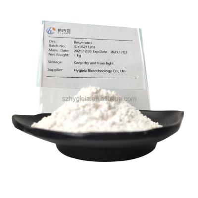 China 98% Natural Resveratrol White Powder Leaf Within Solvent Extracted Cosmetic Grade for sale