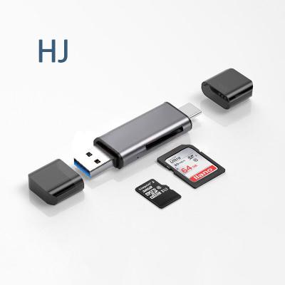 China Pro USB 3.0 IUSB Multifunctional Card Reader With SD TF Slots Wholesale Type C USB Micro A 3 In 1 Card Reader for sale