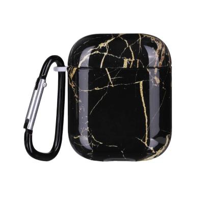 China Lightweight TPU Marble Design Earphone Cover For Anti-drop Case Airpods 1/2 Cover for sale