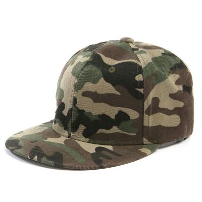 China breathable & Waterproof Custom Logo Acrylic Basketball Hats Snapback Hats Camouflage Hip Hop Kids Adult Snapback Hats for sale