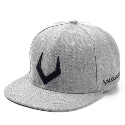 China breathable & Custom Made High Quality Men's Embroidery Snapback Hats Waterproof 3d Logo Embroidery Antler V for sale