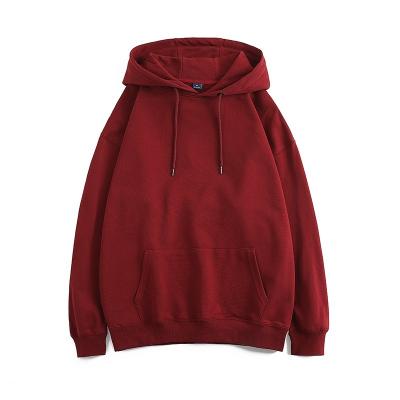 China Fashionable Anti-Wrinkle Wholesale Plus Size Custom Logo Men Cotton Plain Hoodies For External Use for sale