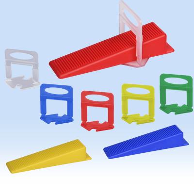 China Modern OEM Customized 100 Wedges Clips+100 Fast T Lock Tile Leveler Spacer Lippage Tile Leveling System For Flooring Equipment Tools for sale