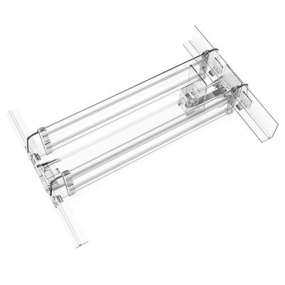 China Acrylic Clear Acrylic Shelf Divider , Supermarket Store Shelf Divider for sale