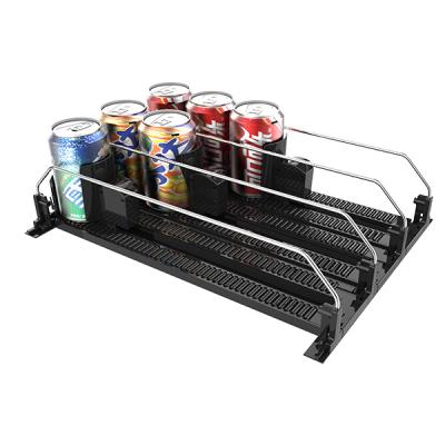 China Adjustable Display Lifter Slide Fridge Bottle Spring Roller Lifter Storage for sale