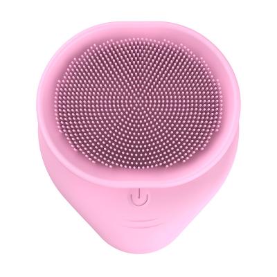 China Silicone Facial Cleanser Face Wash Massager Pore Lift New Face Brush Battery Waterproof Type Remover for sale