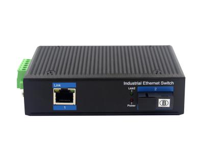 China Industry Dual CCTV POE ZXR11FB-SC20 Media Converter 1Port 100Mbps RJ45+1Port 1*9 Fiber Port SC Connector Single Mode Fiber 20KM for sale