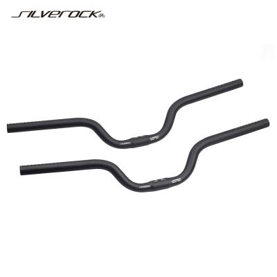 China Children's Bikes SILVEROCK Carbon M Type Handlebar Mid Rise Bar 25.4mm x 600mm For JAVA Fnhon Folding Bike Minivelo Pikes BRP BRO 3Sixty for sale