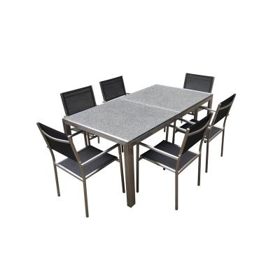 China Eco-freindly Stainless Steel Outdoor Furniture Set for sale