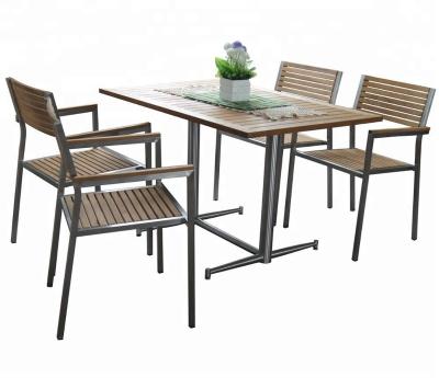 China Outdoor Weather Furniture WF-T1036 Teak Outdoor Restaurant Furniture for sale