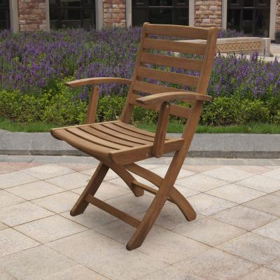 China Durable Garden Wooden Folding Chair for sale