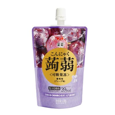 China Low-CARB Orihiro 130g Konjac Jelly Meal Replacement Jelly & Pudding Cartoon Shape Technique Grape Promoted Jelly Wholesale from NC; FUJ for sale