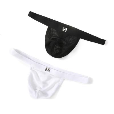 China OEM Design Man Thongs Mens Thongs G-Strings Underwear Boys Breathable White Sexy Gay Bikini Custom Thongs Sexy Underwear for sale