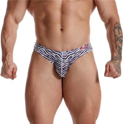 China Sexy Men's Briefs Underwear Breathable Lingerie Cheetah Briefs Cheetah Briefs Leopard Print G-String Thong Underwear Gay Shorts for sale