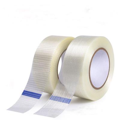 China Cost Effective Disposable Crossed Strong Adhesive Single Sided Fiberglass Tape Single Sided Wire Mesh Grid for sale