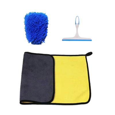 China 2021 New Towel Car Wash Complete And Convenient Hot Selling Clean Sponge Washing Sets Tools for sale