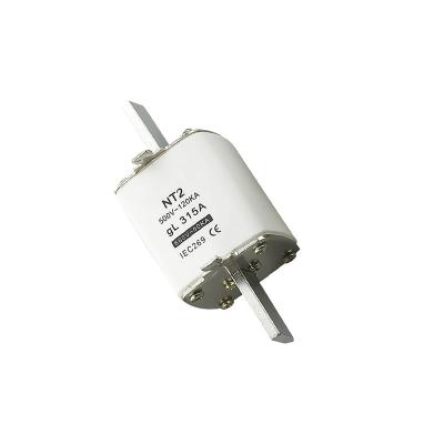 China LOW VOLTAGE NT2 Fuse Link Fuse NT Low Voltage Ceramic Fuse 125A To 400A for sale