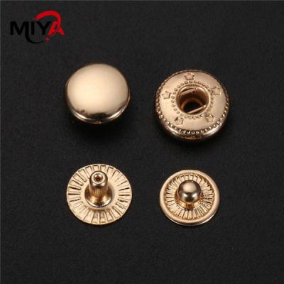 China OEM Ring Clothing Accessories Plating Metal Drukknopen Te koop