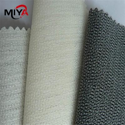 China Het jasje 40x120D Elastische 120gsm breide het Smeltbare Interlining Te koop