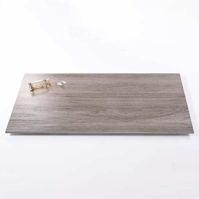 China Rustic Tiles 600X1200mm Dark Gray Wood Flooring Price Porcelain Non-Slip Wood Tile for sale