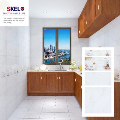 China High Quality Glazed Ceramic Kitchen Wall Tile Singapore Metal Tiles 300 x 600mm Non-Slip White Wall Tiles for sale