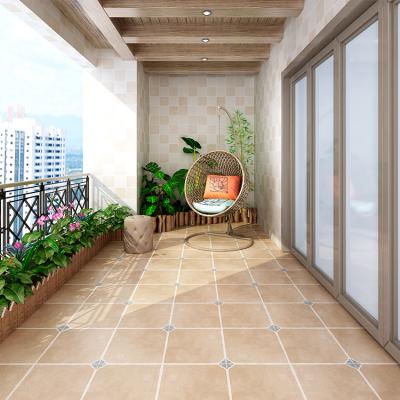 China Glazed Metallic Tiles Non Slip Flooring 300 X 300mm Flower Flooring Material Ceramic Glazed Floor Tile for sale