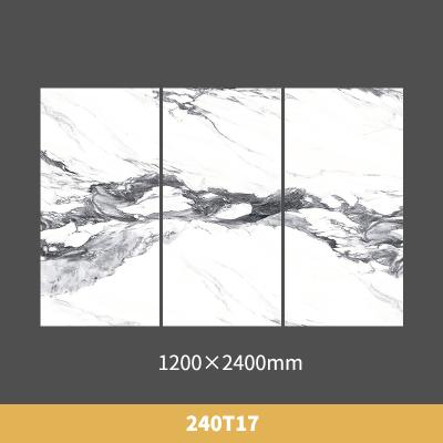 China Home/office/hotel/store ceramic tile etc. 1200x2400mm Large Format Porcelain Tile Wholesale White Color For TV Background for sale