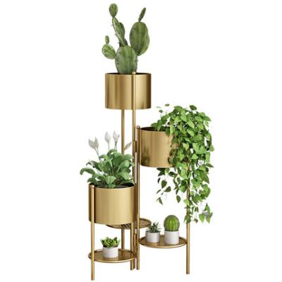 China Modern Metal Plant Stand 6 Layers Potted Plant Indoor And Outdoor Foldable Garden Stand Flower Pot Decoration Potted Display Rack for sale